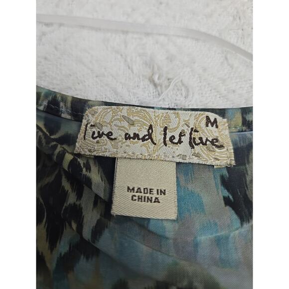 Live and Let Live Women's Embellished Dress Size M Boho Beach - Picture 4 of 7